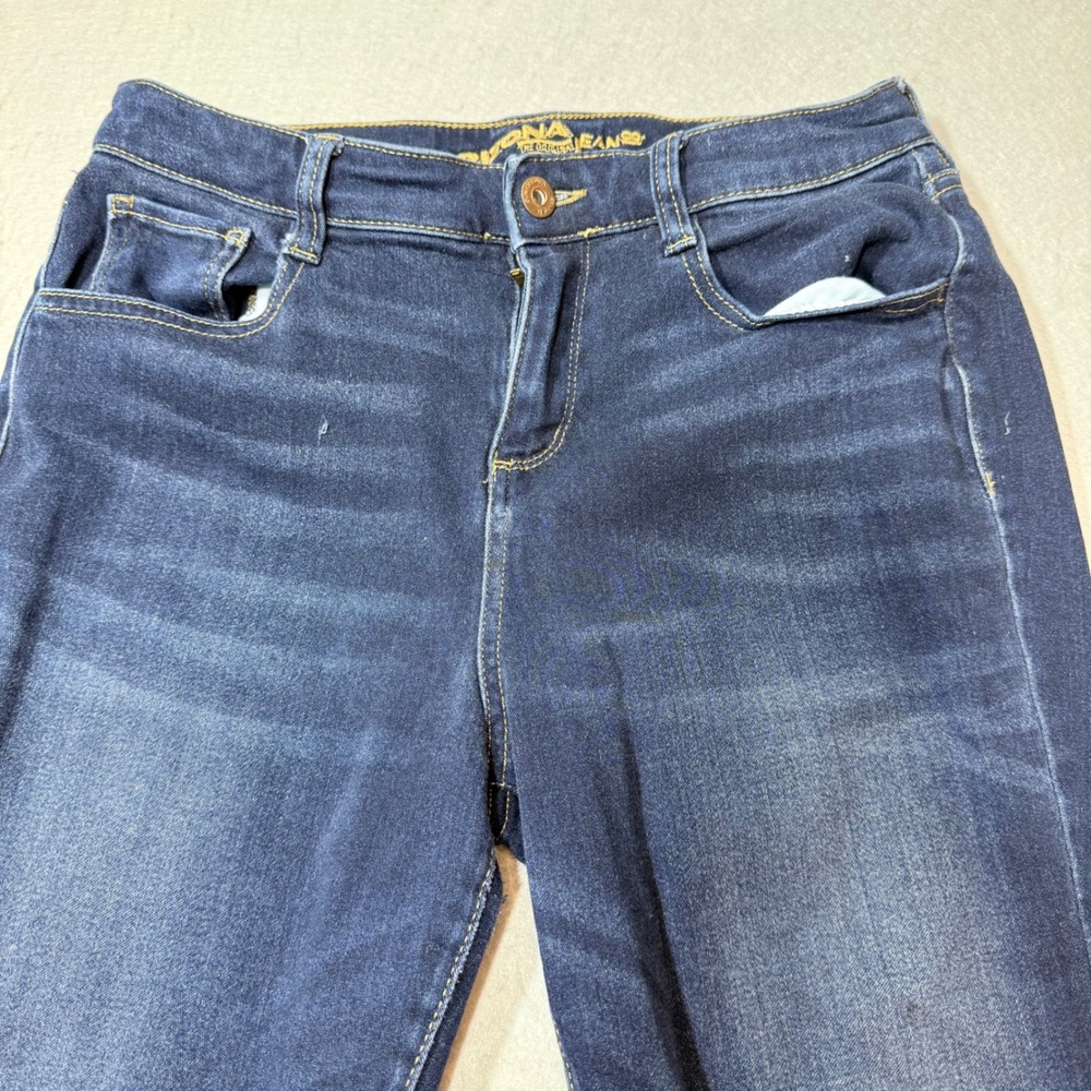 Arizona Jean Co Womens Jeans Size 9 Blue Hi‎ Rise Jegging Stretch Skinny Fit